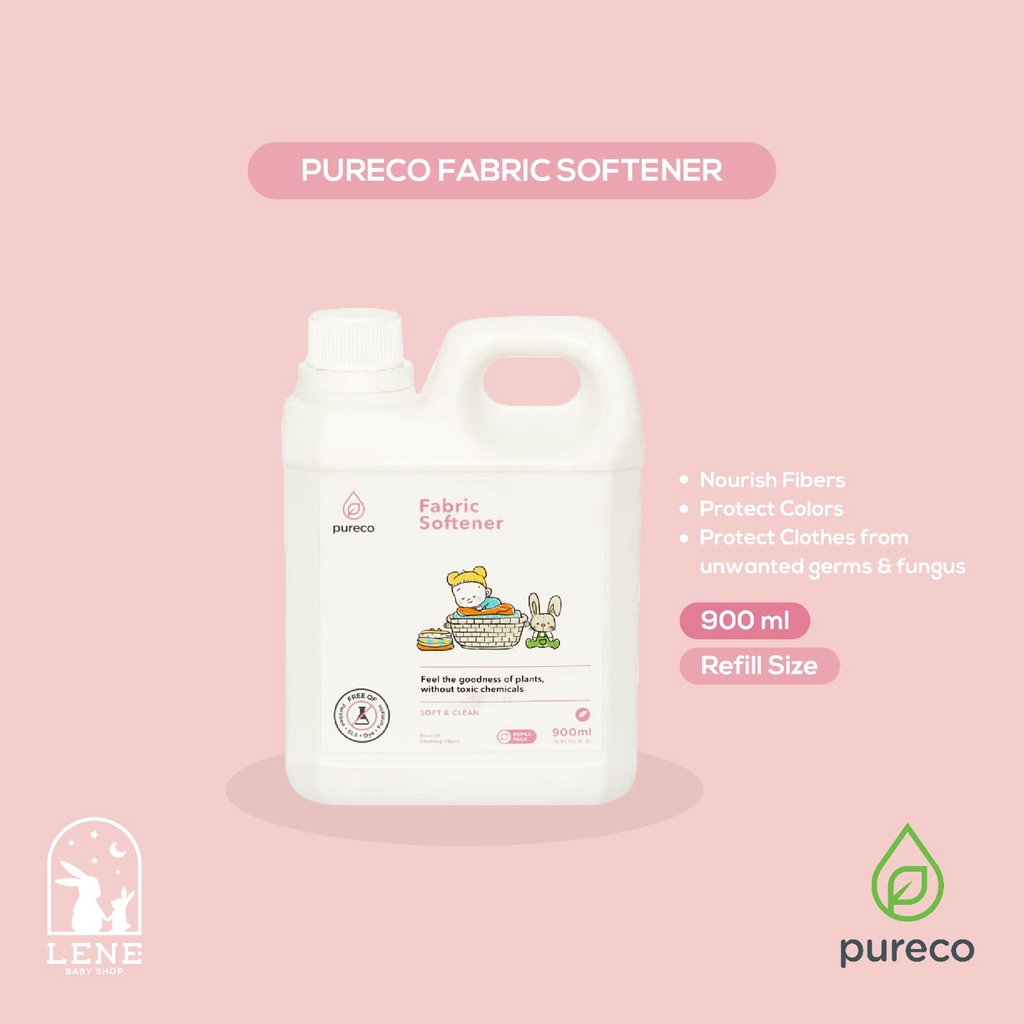 Pureco Fabric Softener 900ml refill size