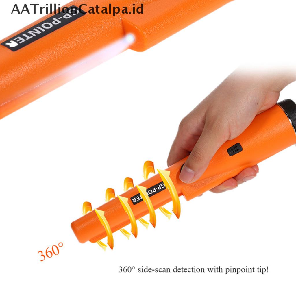 (AATrillionCatalpa) Detektor Logam / Emas Dengan Getaran + Alarm GP-Pointer