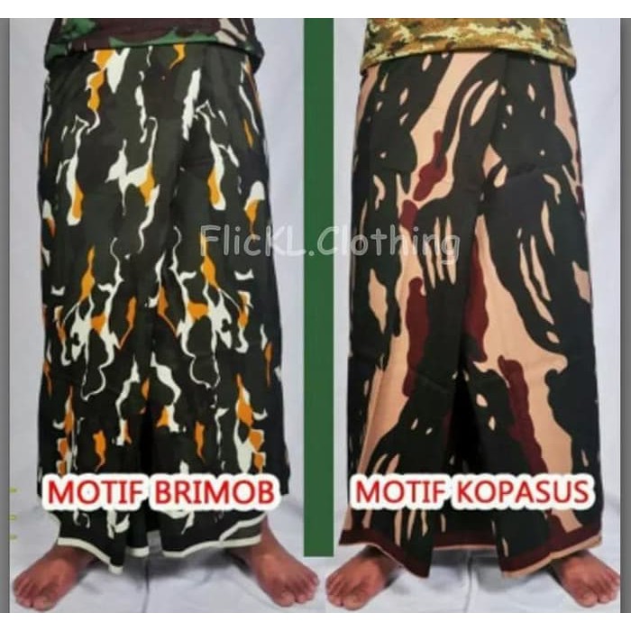 AM Kain Sarung Sholat Loreng Camo Army High Quality Malvinas Kopasus AU