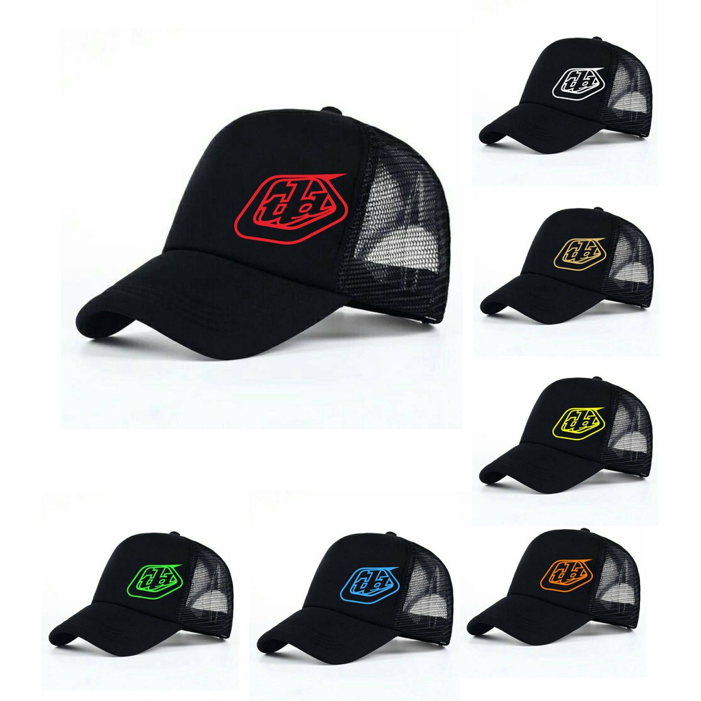 Topi Sepeda Truck Jaring TLD Hitam
