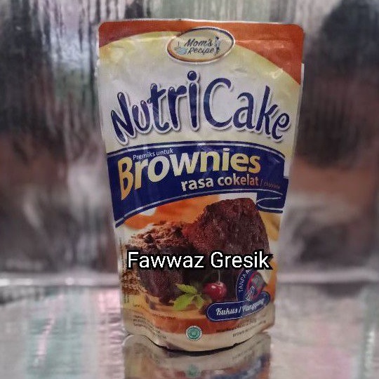 NUTRICAKE BROWNIES COKLAT KUKUS PANGGANG 230GR Nutrijel Coklat