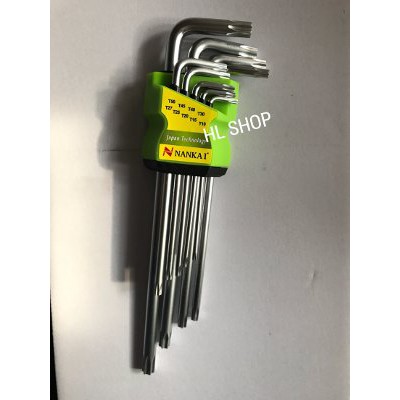 Jual KUNCI L BINTANG SET PANJANG merk NANKAI Murah