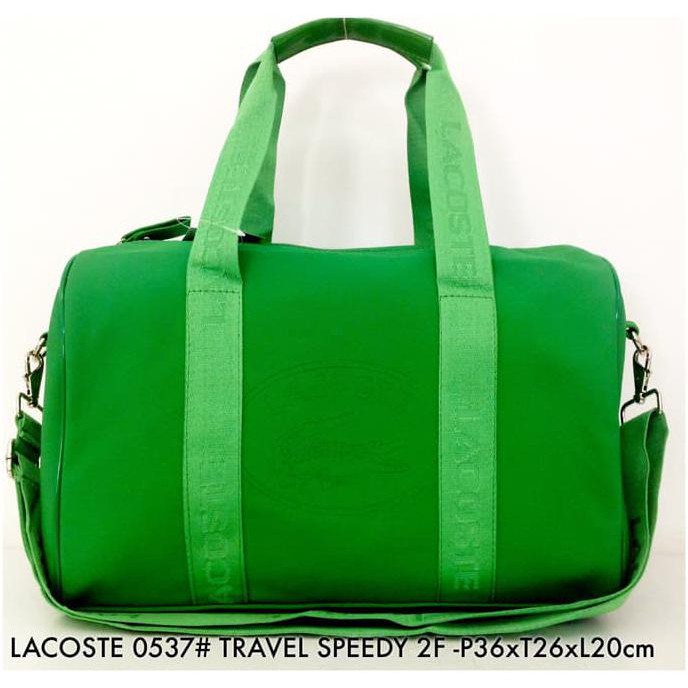 promo tas travel lacoste handbag selempang travel speedy 0537 - 1 terbaru