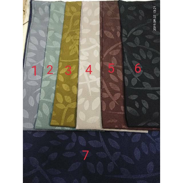 Kain wolfis/bahan wolpeach embos