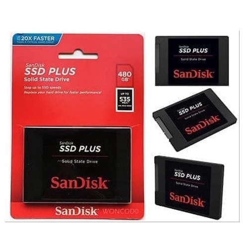 SSD Plus 480GB SATA III SDSSDA-480G-G26 Internal SSD