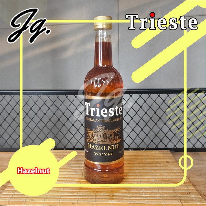 

Syrup Trieste Hazelnut - Sirup Rasa Hazelnut - 650 ml