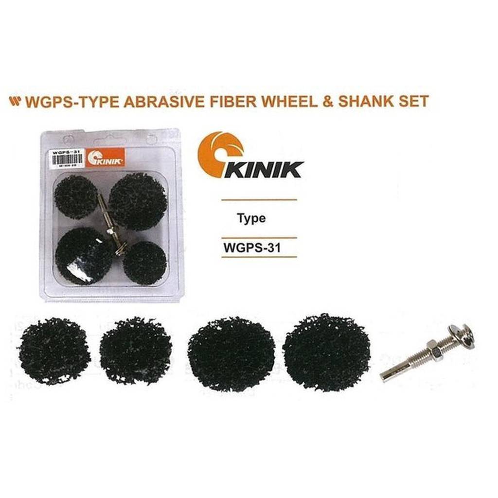 Abrasive Fiber Wheel & Shank Set type  - Kinik WGPS-31 parts