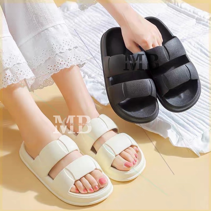 SANDAL SLOP JELLY KOREAN IMPORT WANITA DEWASA EMPUK SLIPPER