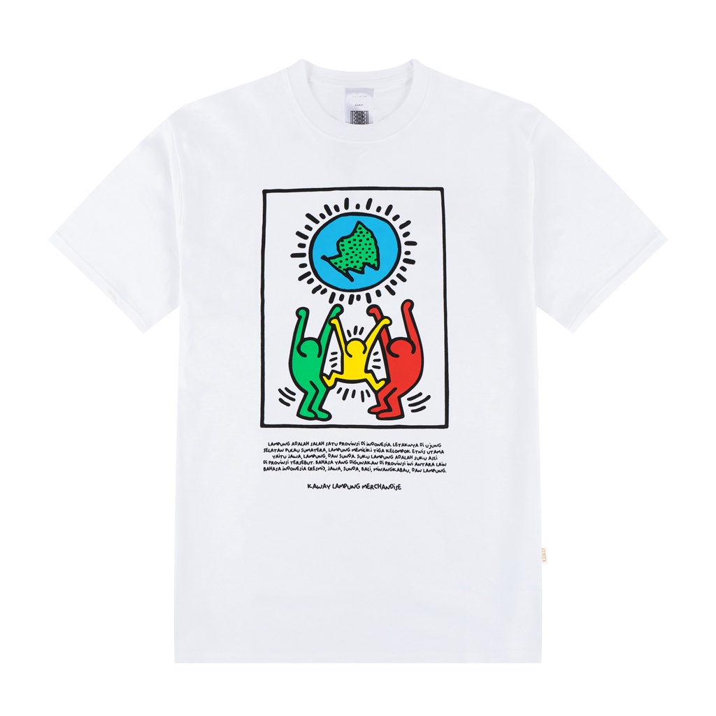 Kaway T-shirt Kaos TRIBE KEITH WHITE