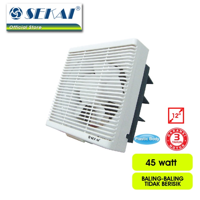 Exhaust fan/kipas penyedot sekai 10inch WEF 1090