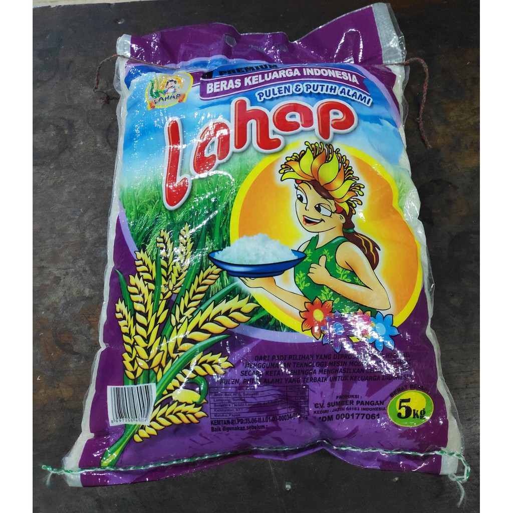 

Beras Putih Cap Lahap 5 kg