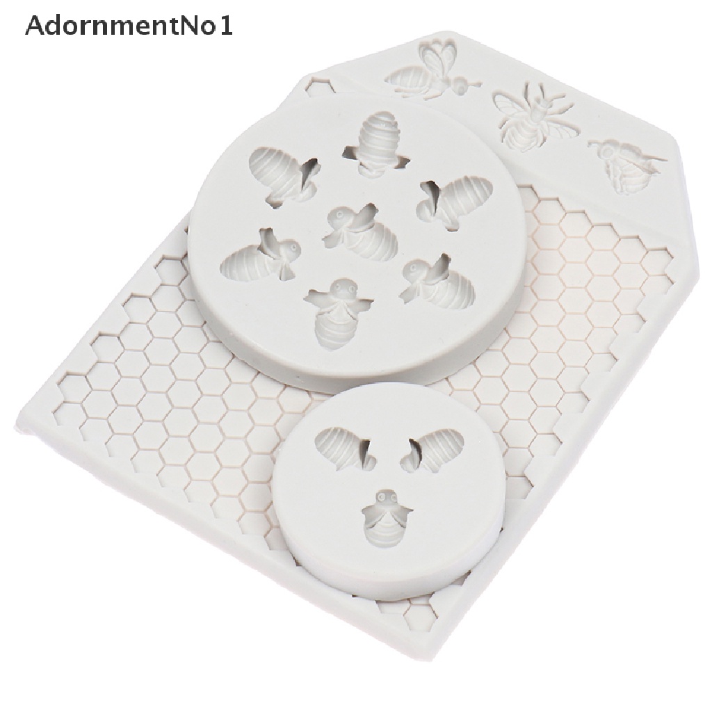 [AdornmentNo1] Honeycomb Bee Silicone Mold Sugarcraft Chocolate Cupcake Fondant Cake Tools [new]