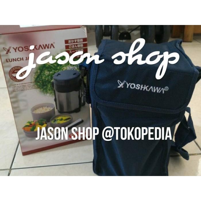 

Lunch box Yoshikawa 3 sekat uk.2,5 L/Lunch Jar Yoshikawa uk.2,5L