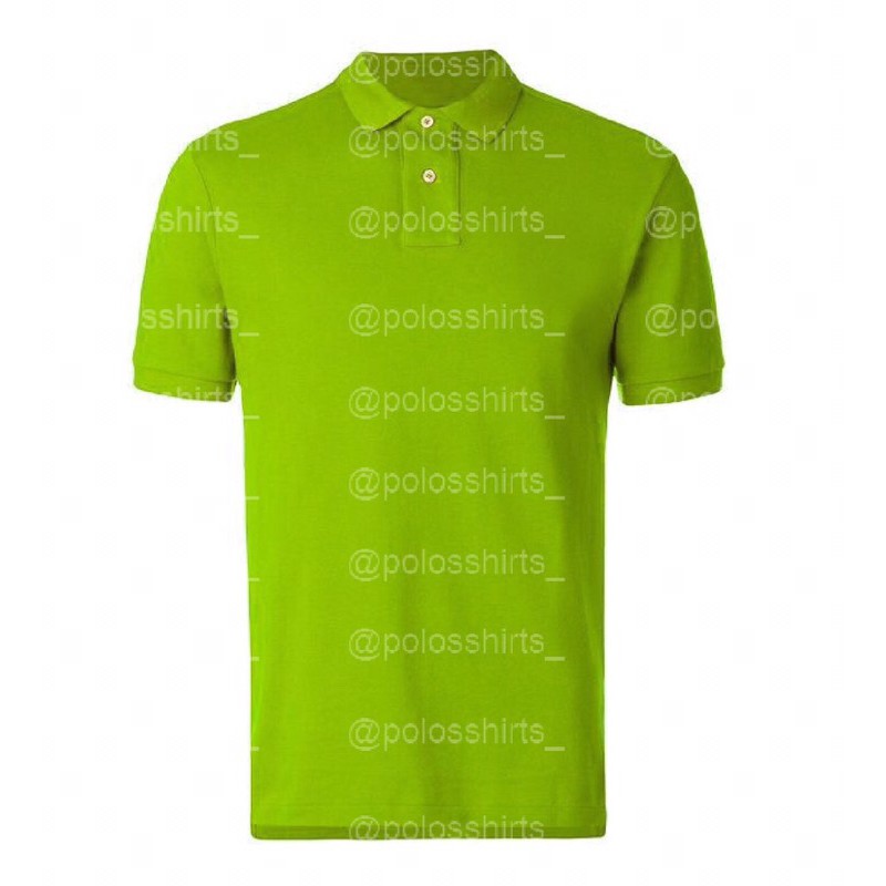 HIJAU DAUN - BAJU KERAH POLOS - KAOS KERAH POLOS - POLO SHIRT POLOS