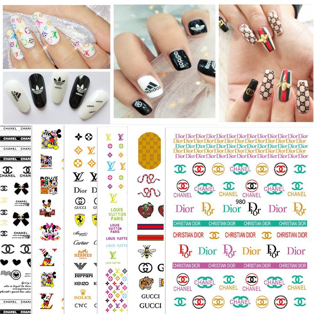 Mxbeauty Stiker Kuku Warna Emas / Silver Untuk Manicure
