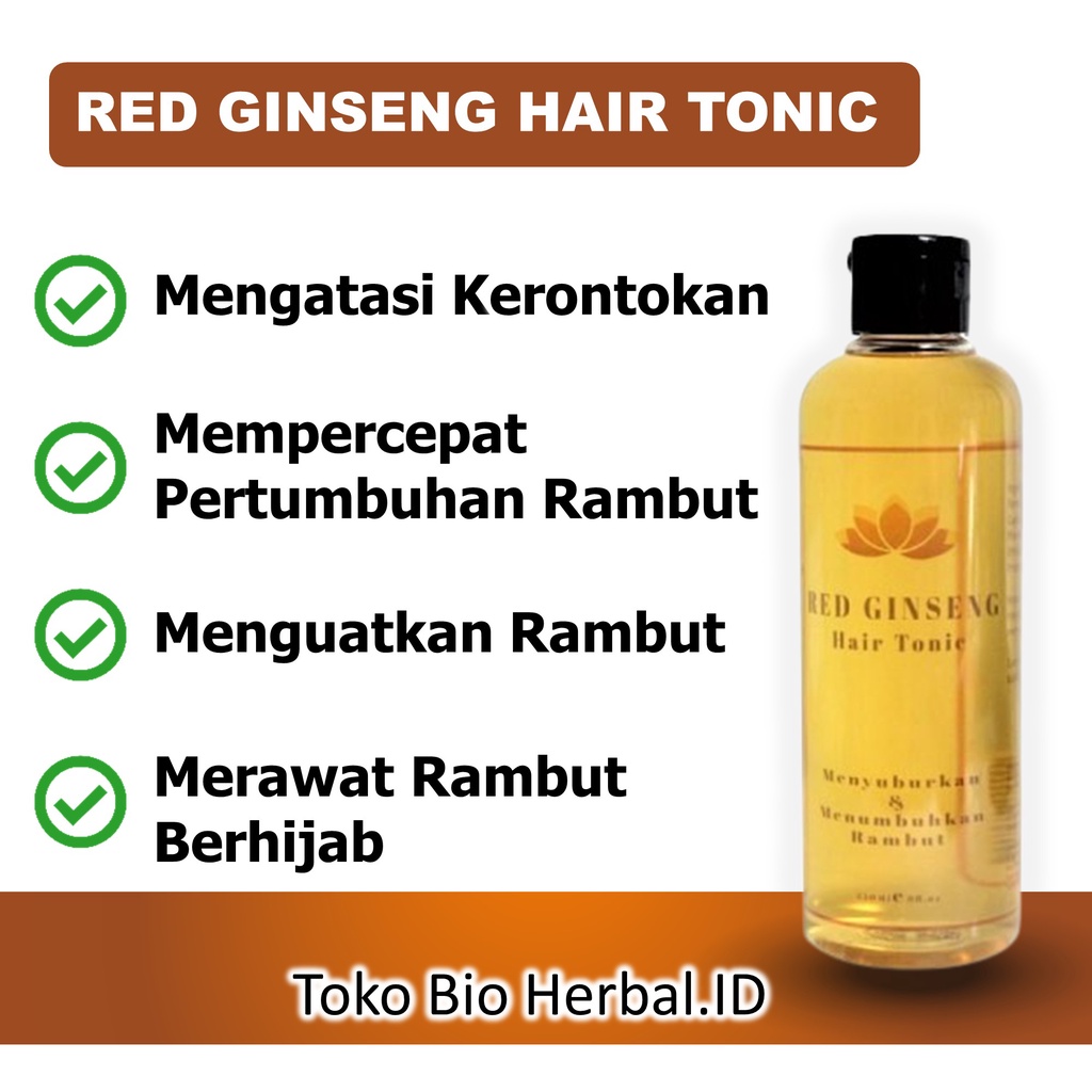 Hair Tonik Rambut Rontok Penyubur Rambut Rontok Red Ginseng Hair Tonic B5P