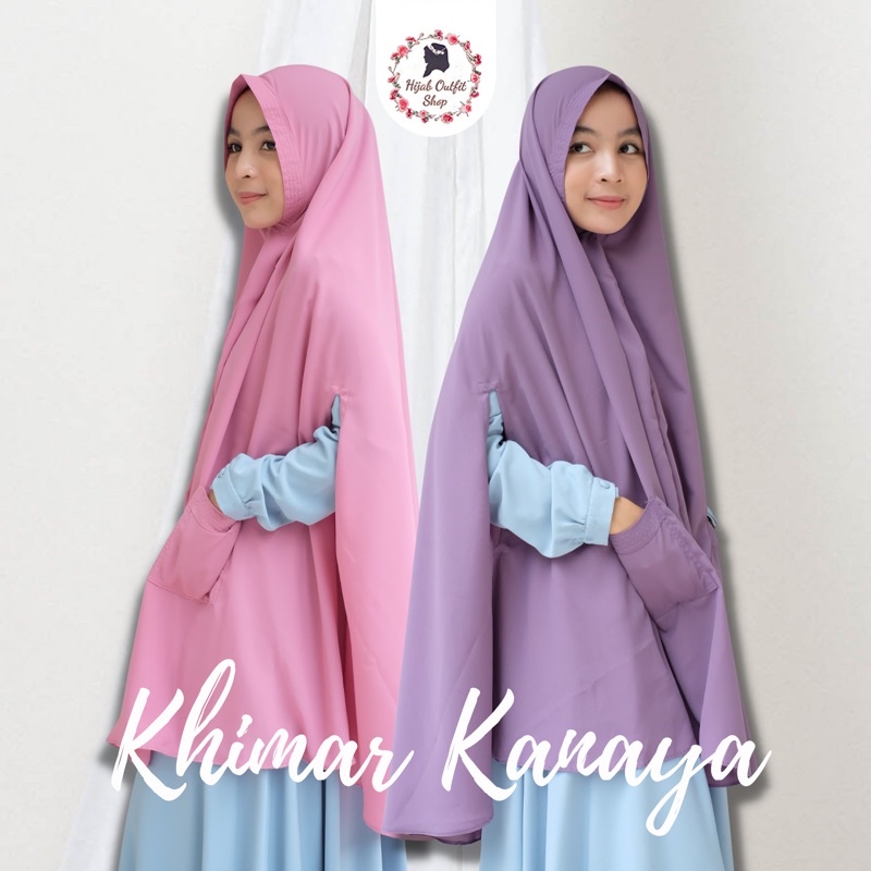 Khimar kanaya / khimar wolvis / khimar saku