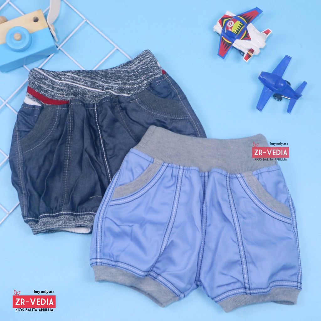 Loody Pants Size 1-2 Tahun / Celana Anak Laki Perempuan Murah Short Pants Bahan Adem Pendek Motif