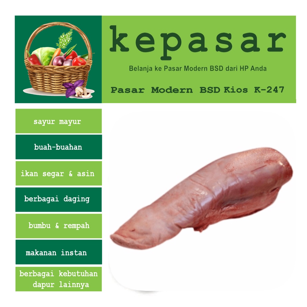 

Lidah Sapi Utuh