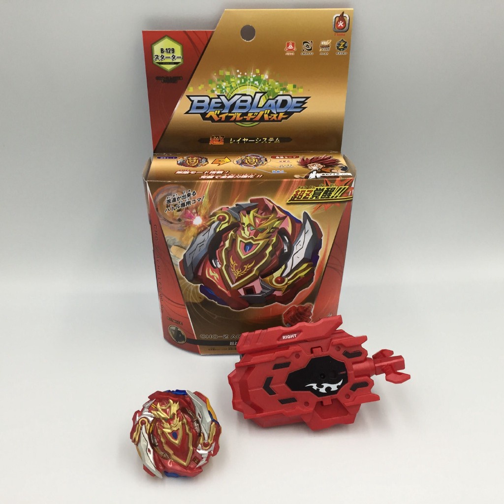 【READY STOCK】B-129 Beyblade BURST Z+LR Launcher Layer Grip Gift