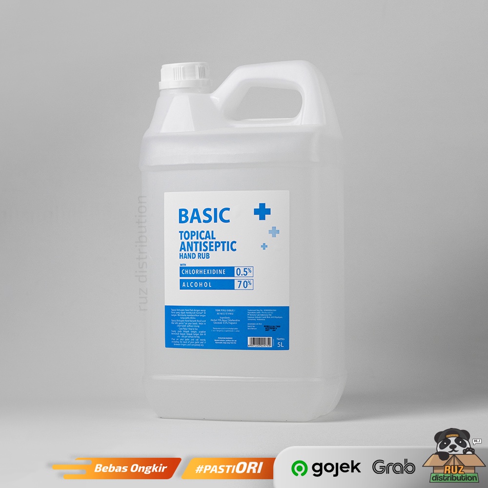 Basic Topical Antiseptic Hand Rub 5 Liter