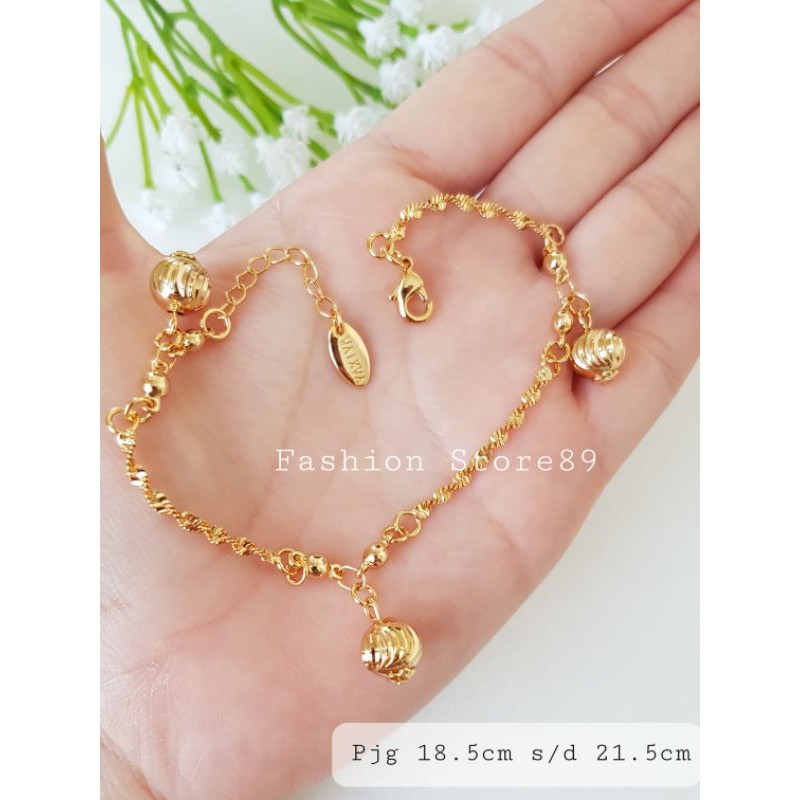 Gelang rantai Plintir Jurai Xuping fashion dewasa gelang jurai tali rantai plintir import TR132