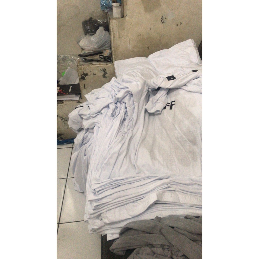 Kaos Off White Lengan Panjang Dan Pendek