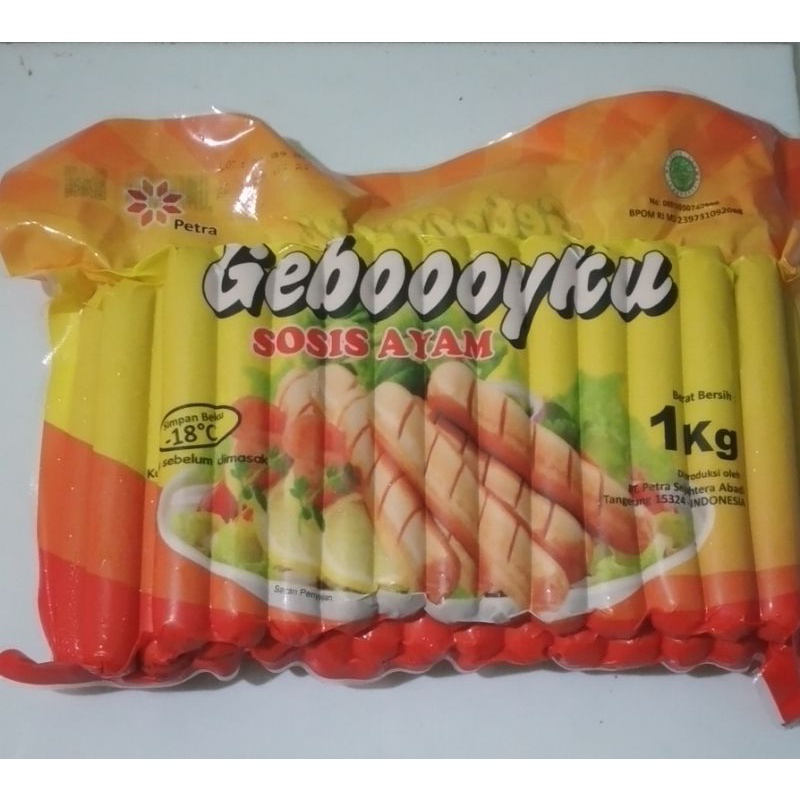 

Geboooyku sosis ayam / frozenfood sosis bakar