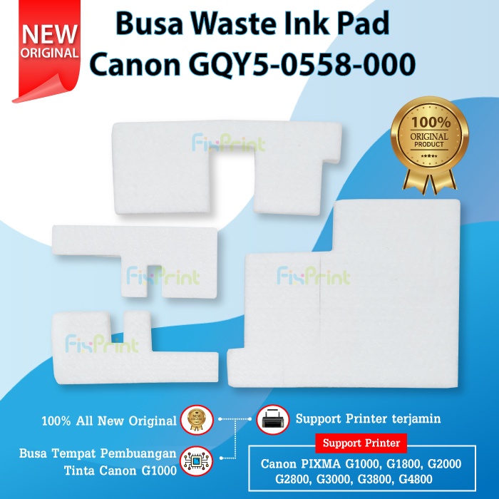 Ink Pad Absorber Canon G1000 G2000 G3000 InkPad Pembuangan Printer G1010 G2010 G3010