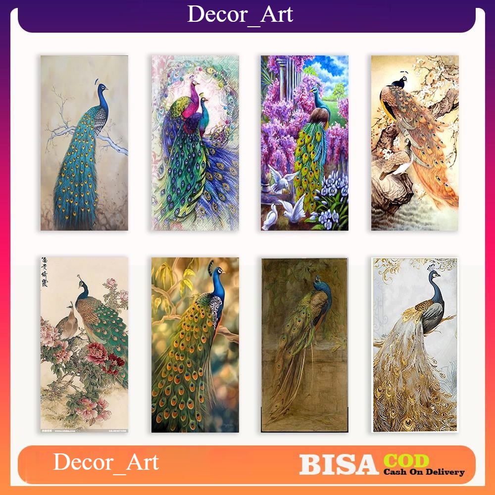 Jual HIASAN DINDING BURUNG MERAK CANTIK - DEKOR_ART07.ID | Shopee Indonesia