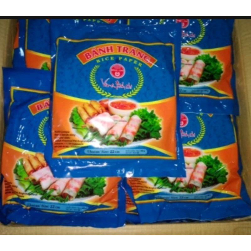 Kulit Lumpia Asli Vietnam Rice Paper 16 Cm 25 Lembar