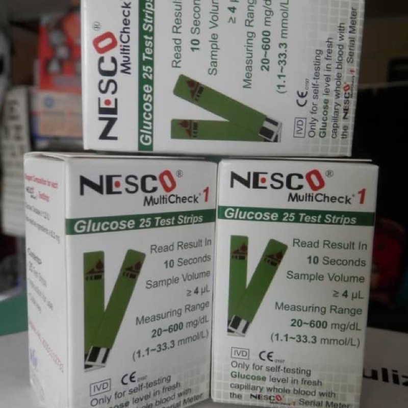 strip nesco gula darah / asam urat / kolestrol