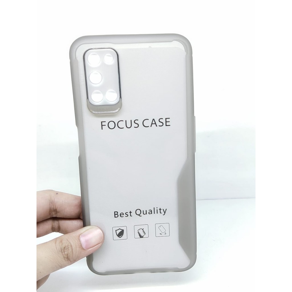 Soft Crystal Case Oppo A52 A92 6.5 inchi FACE FOCUS Transparan Softshell Focus Case