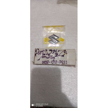 logo emble lambang Suzuki Satria Fu satria hiu lumba Shogun 125 GSX original