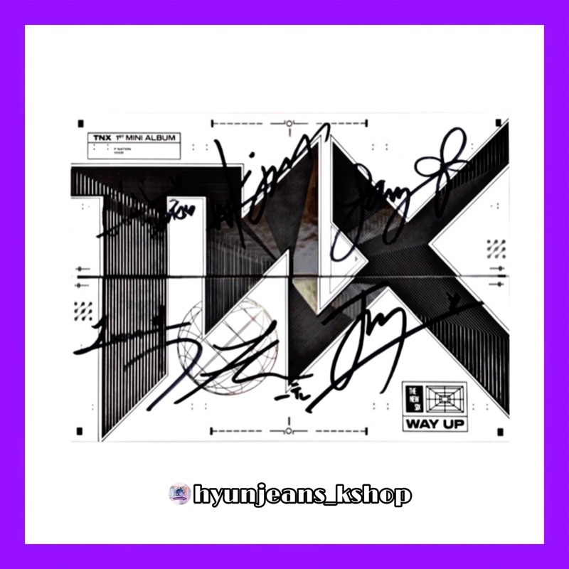 [READY STOCK] TNX : THE NEW SIX The 1st Mini Album - WAY UP (Hello82 SIGNED) wayup T N X T-N-X