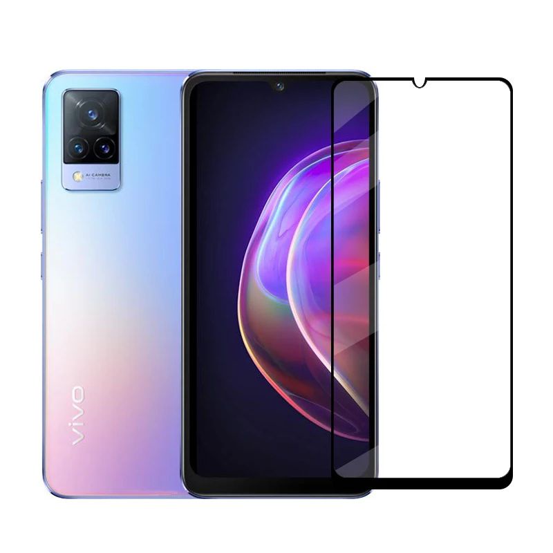 3IN1 TEMPERED GLASS LAYAR KAMERA SKIN CARBON VIVO V20 V20SE TG ANTI GORES FULL SCREEN PROTECTOR