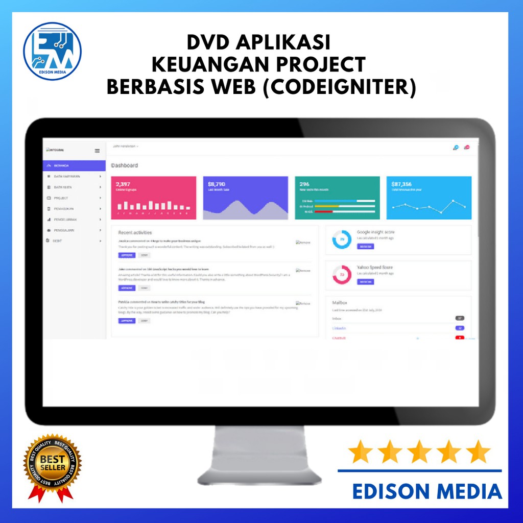DVD Aplikasi Keuangan Project Berbasis Web (Codeigniter)