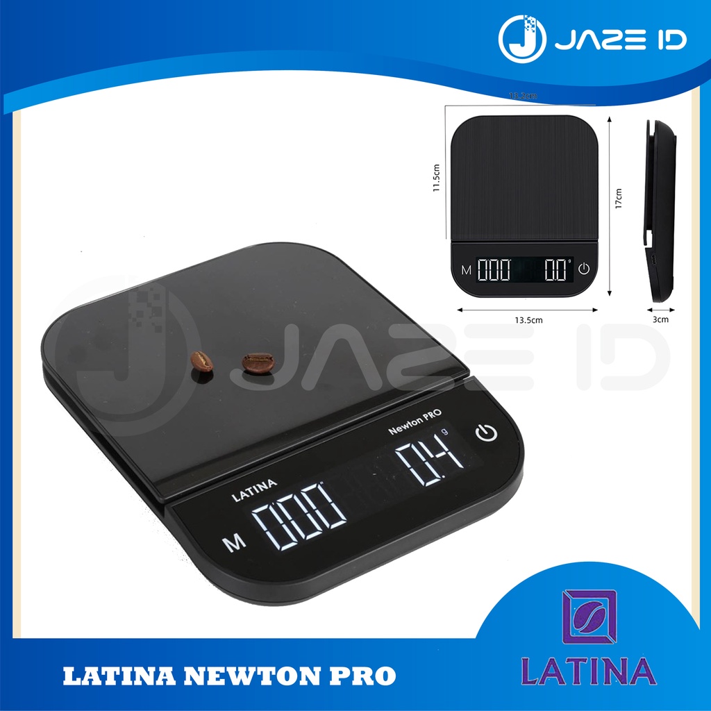 Latina Newton Pro Scale Timbangan Digital Coffee Kopi Teh Tea Dapur