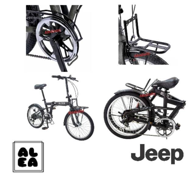 SEPEDA LIPAT FOLDING BIKE JEEP 20 6S