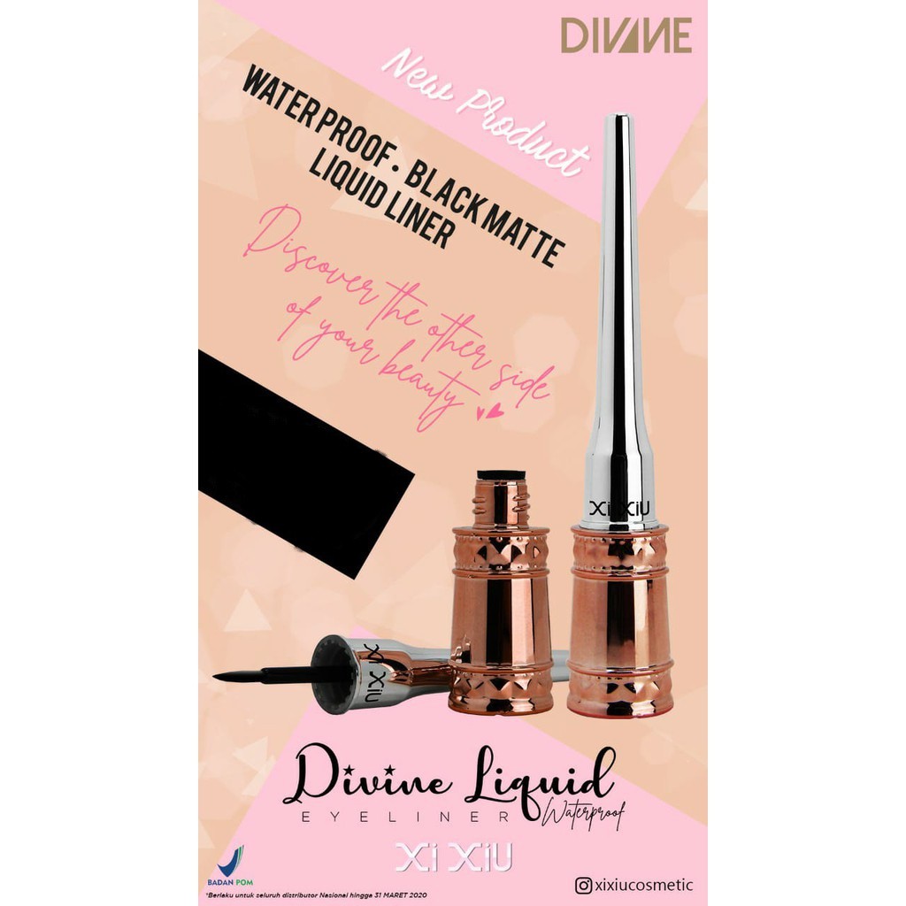 (BPOM) XI XIU Divine Eyeliner Black