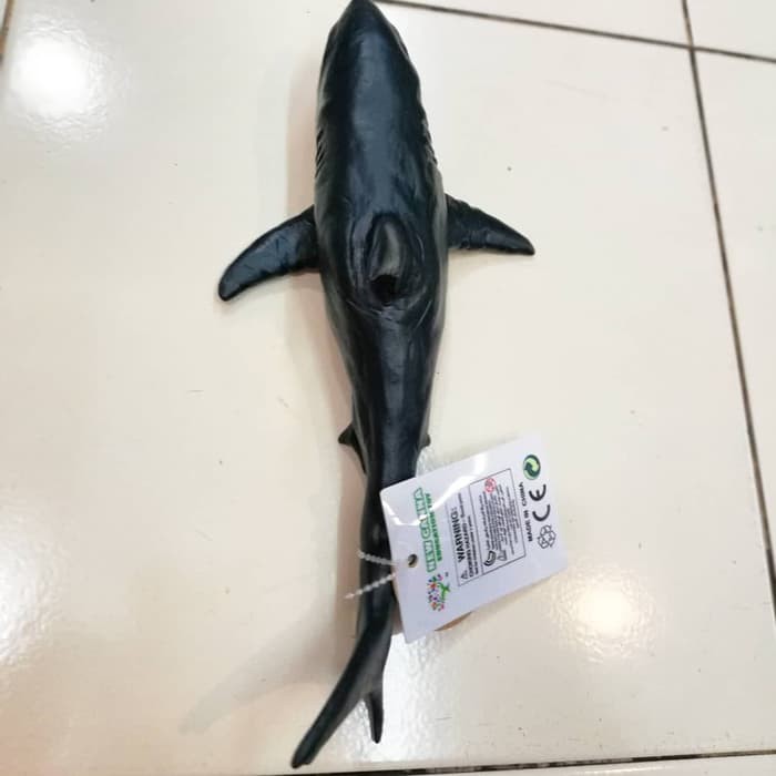  Mainan  ikan  hiu karet  ikan  hiu mainan  hiu hiu karet  24cm 