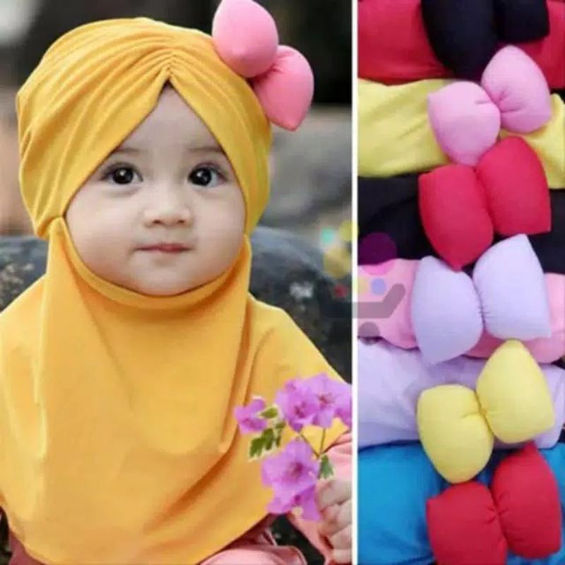 Jilbab Pita Pinggir Anak bayi Instan lucu 0-3 Tahun Bahan Adem | Hijab baby sekolah Sd newborn kekinian | Kerudung Perempuan Tk Lembut Terbaru 6-12 Bulan