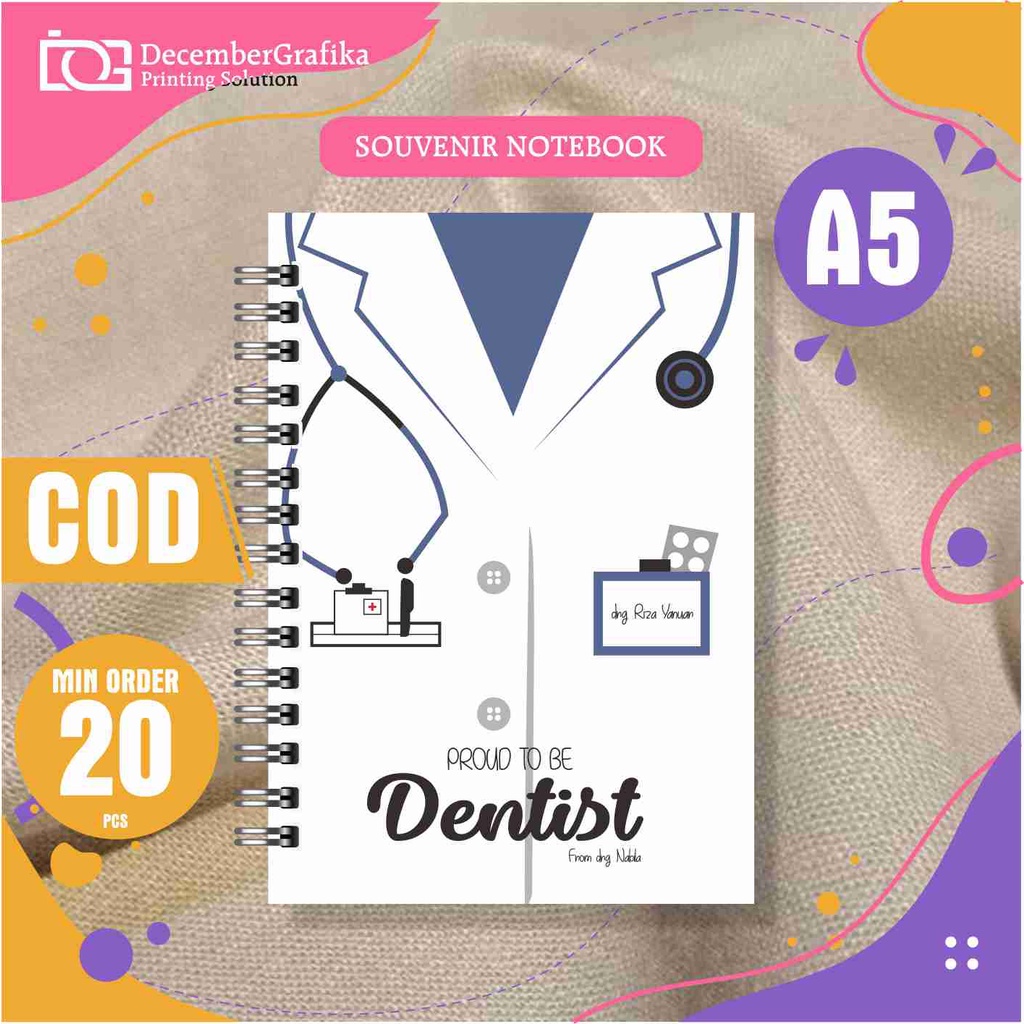 Notebook Ukuran A5 Custom