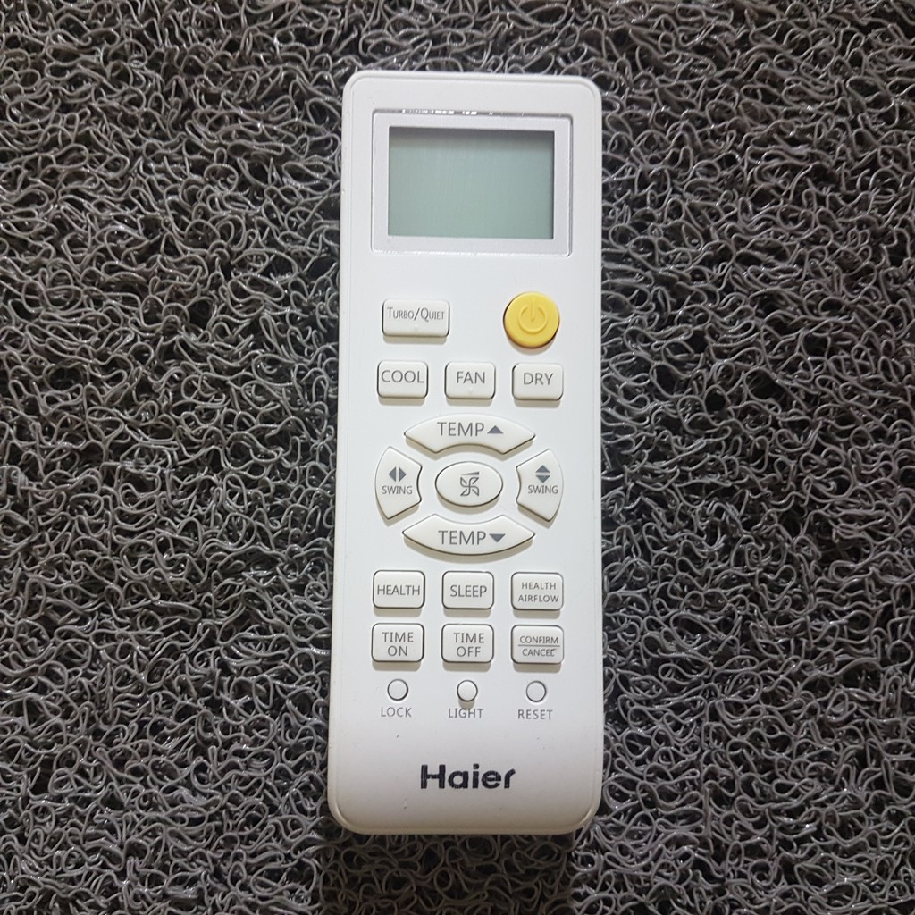 Remote AC Haier Turbo Quick Second Original