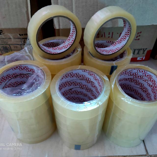 

LAKBAN BENING 24mm 72 YARD Per slop ( Isi 6 roll ) lakban kecil