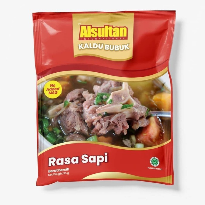 KALDU BUBUK BUMBU PENYEDAP RASA NON MSG 90GRAM RASA SAPI