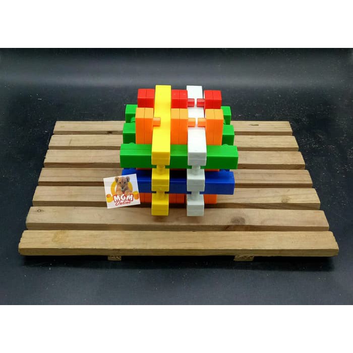 Puzzle 3D utk Asah Otak - Educational Game Puzzle Brain Puzzle 18pcs