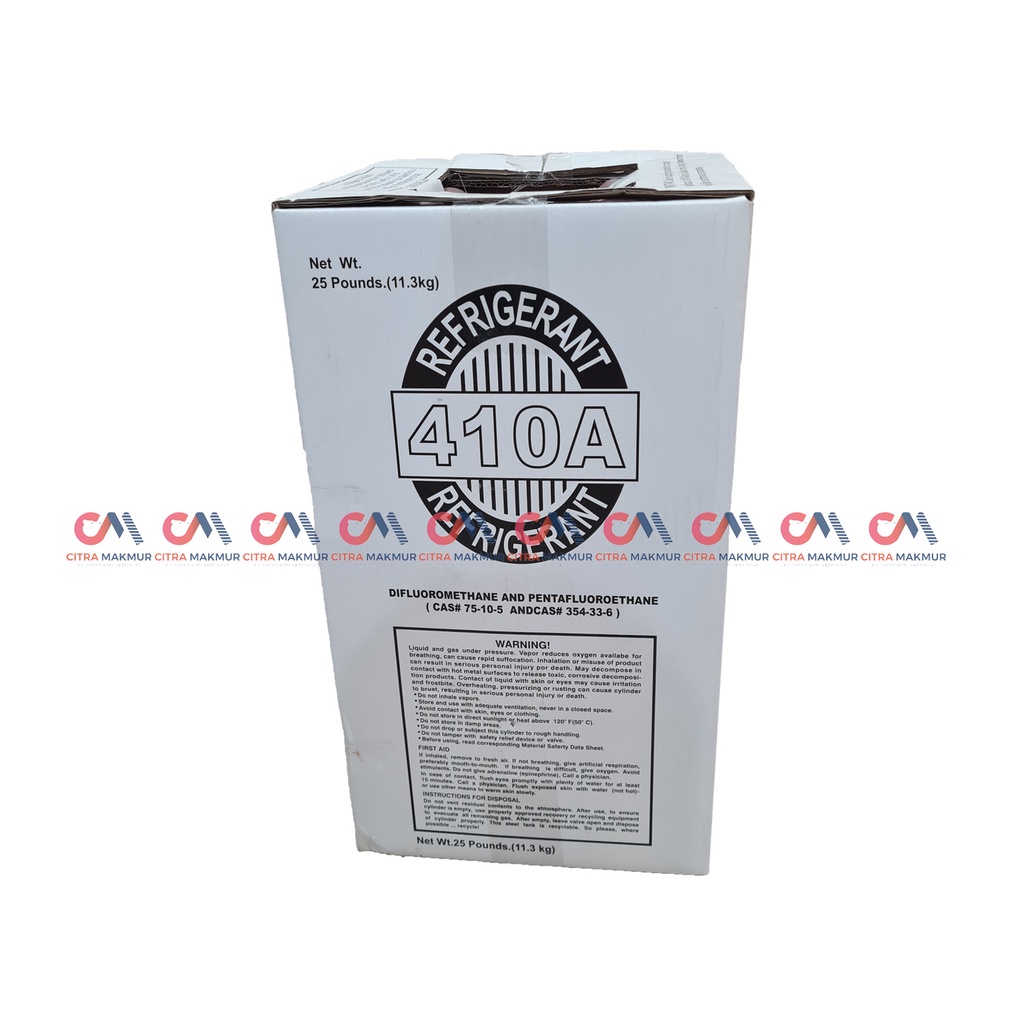 Freon R410a Refrigrant Original AC Pendingin Obat Tabung Besar Can 11.3 kg kilo isi preon 11,3 Kaleng non CFC R 410 a