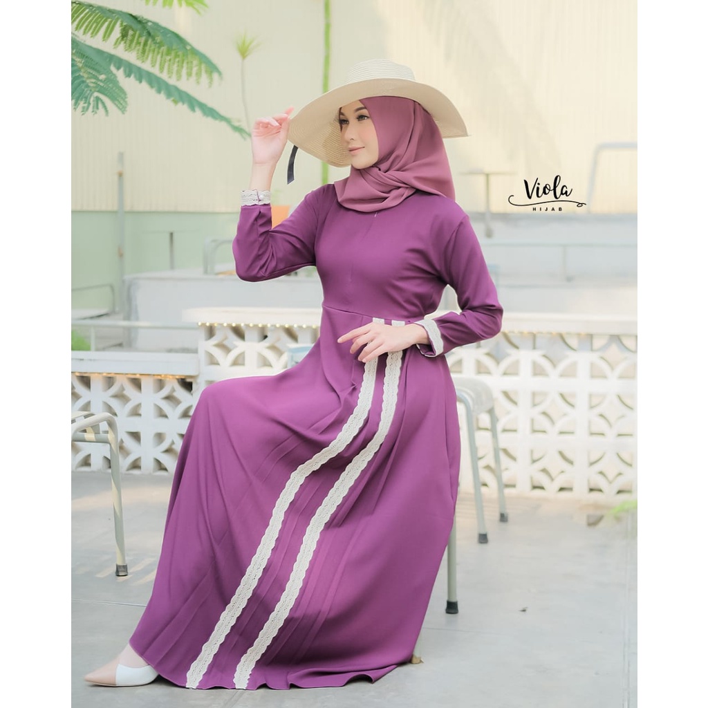 NEW GAMIS ITY CREPE PREMIUM// GAMIS NADIFA ORI BY VIOLA HIJAB// GAMIS REMAJA// GAMIS TERBARU