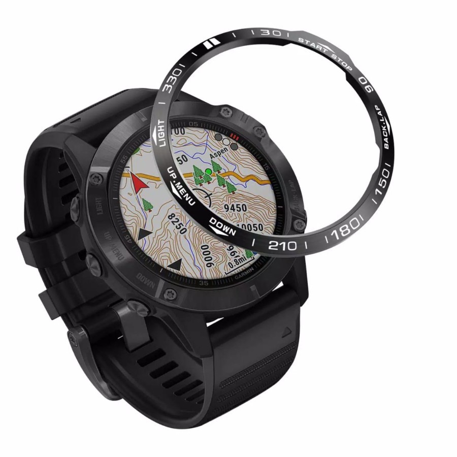 Metal Bezel ring casing case Garmin 6X 6x Pro STAINLESS STEEL besi